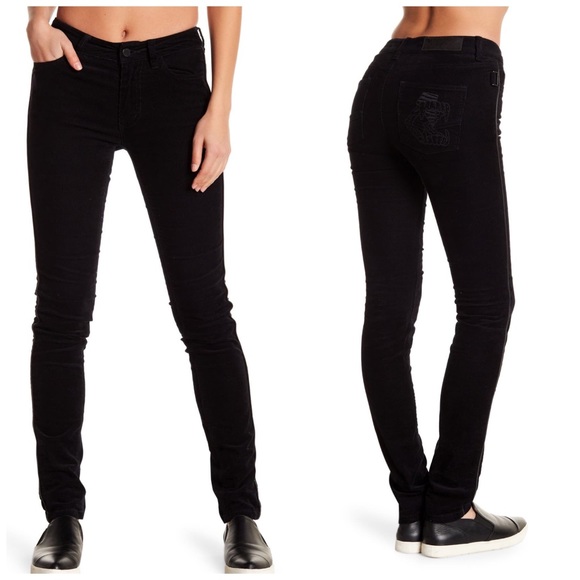 Zadig & Voltaire Eva Skinny Corduroy Pants Black - Picture 3 of 16